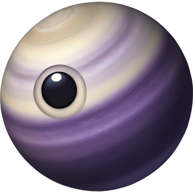 Periwinkle Saturn planet  emoji