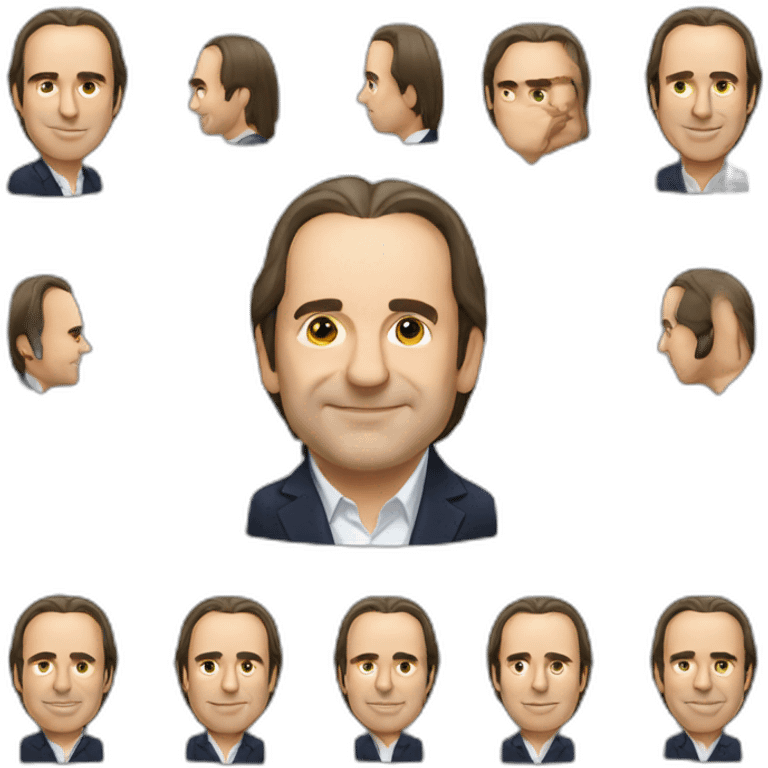 xavier niel portrait emoji