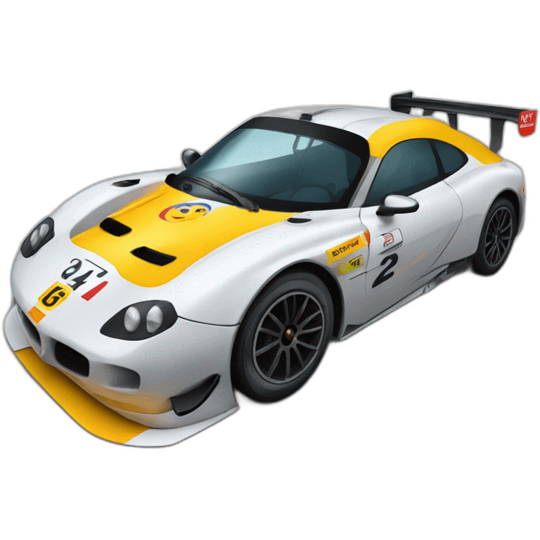 voiture de course des 24 du mans emoji