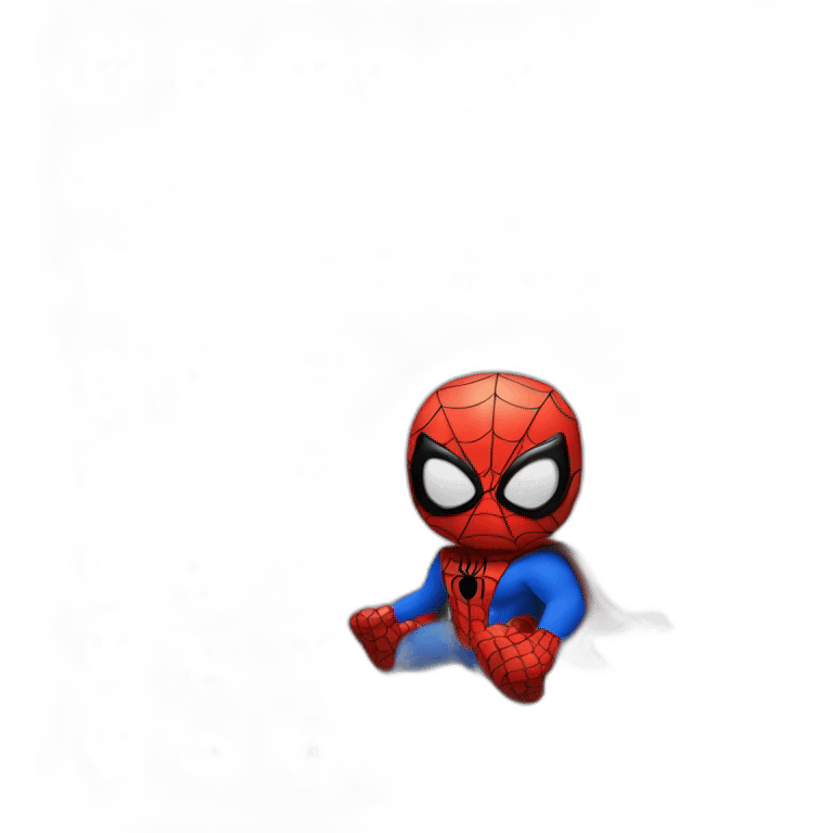 Spiderman counting emoji