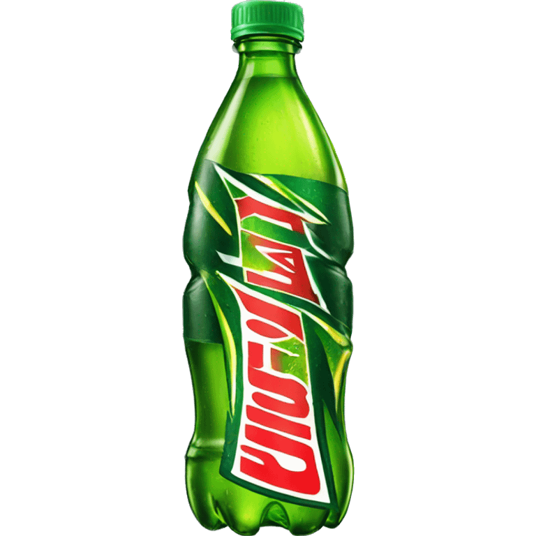 Bottle of Mountain Dew emoji