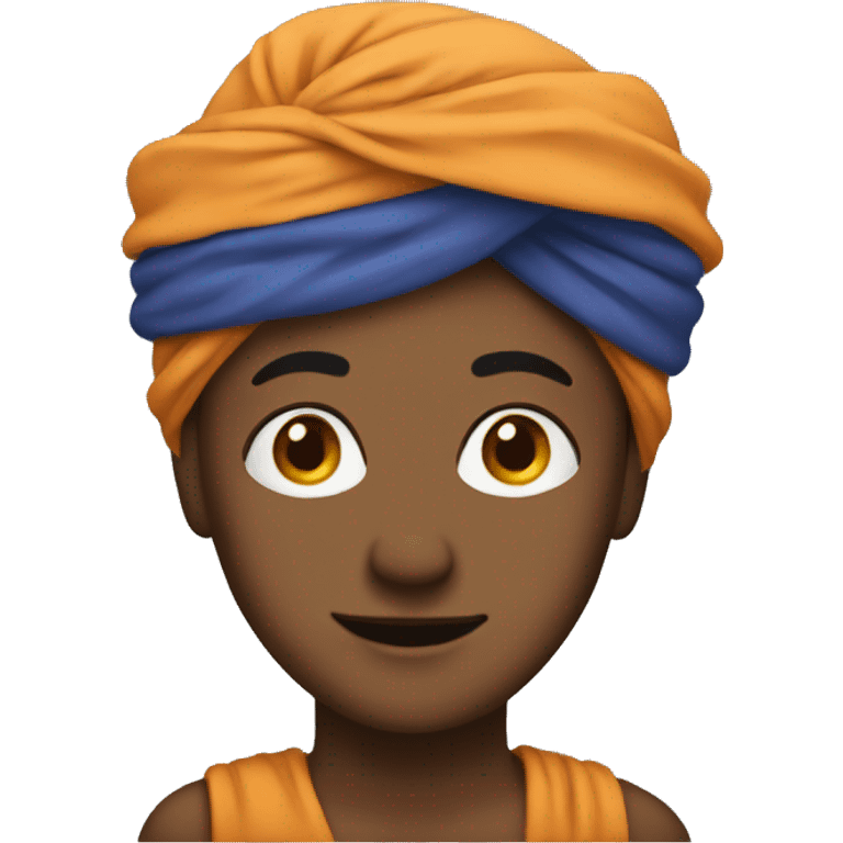 a person wearing a turban emoji