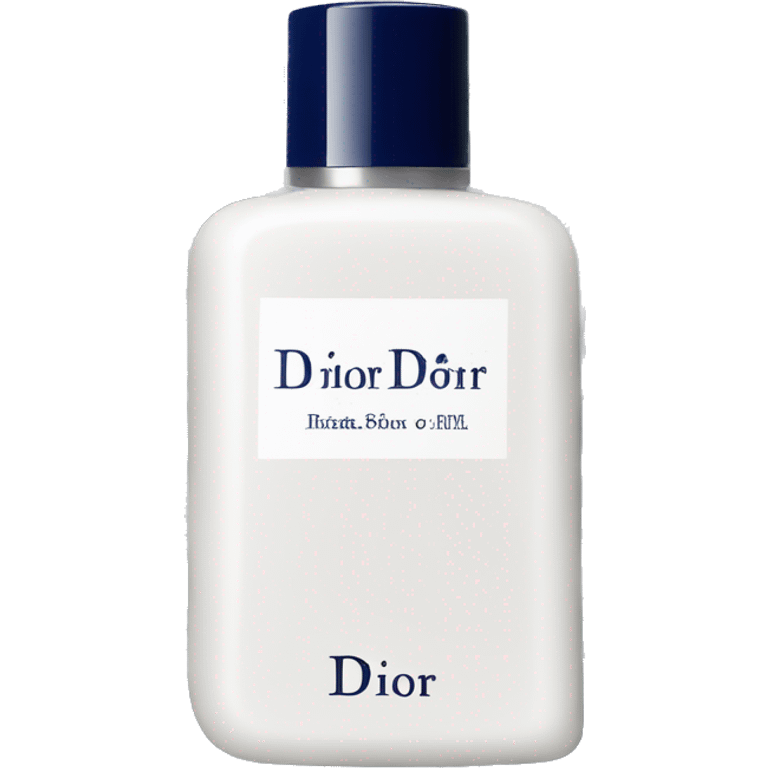 Navy blue Dior body lotion  emoji