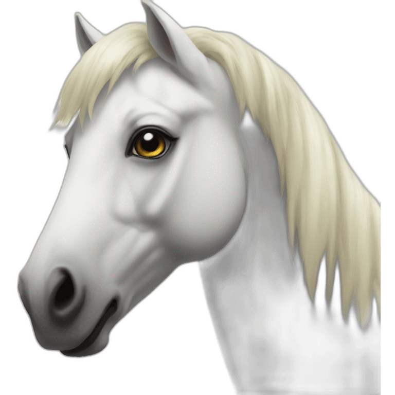 white pony clown from the movie "it" emoji