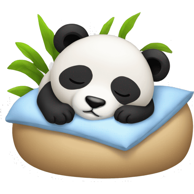 Sleeping panda emoji