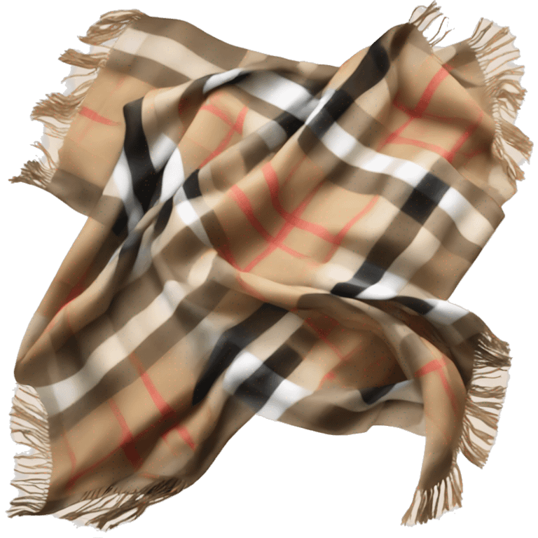 Burberry scarf emoji