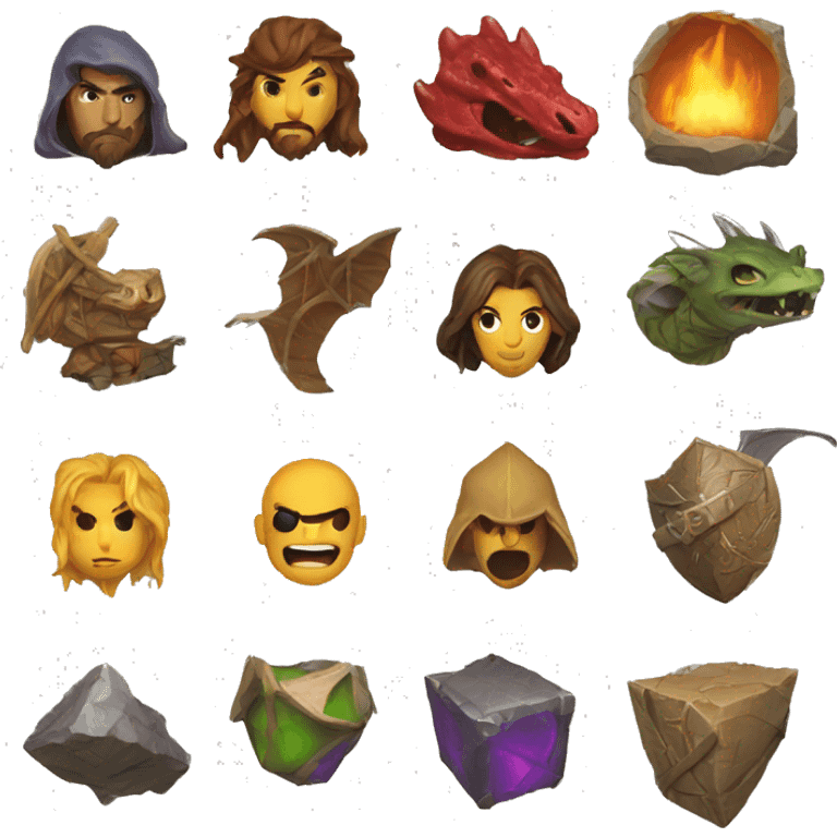 emoji adventurous Dungeons & Dragons emoji