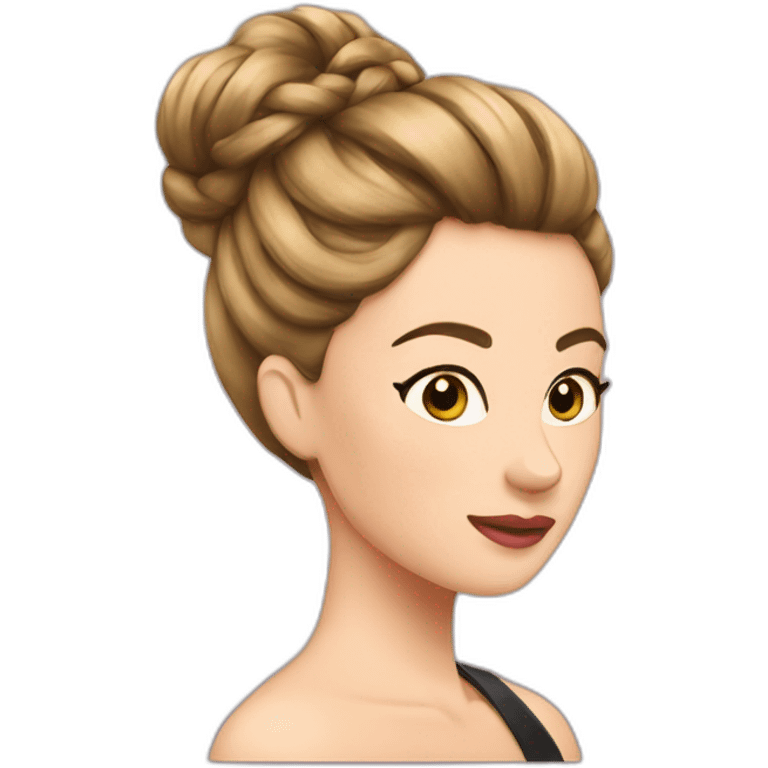 chignon emoji