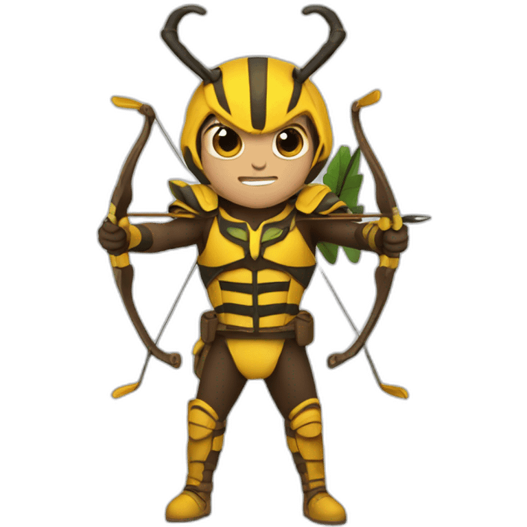 Archery-hornet emoji