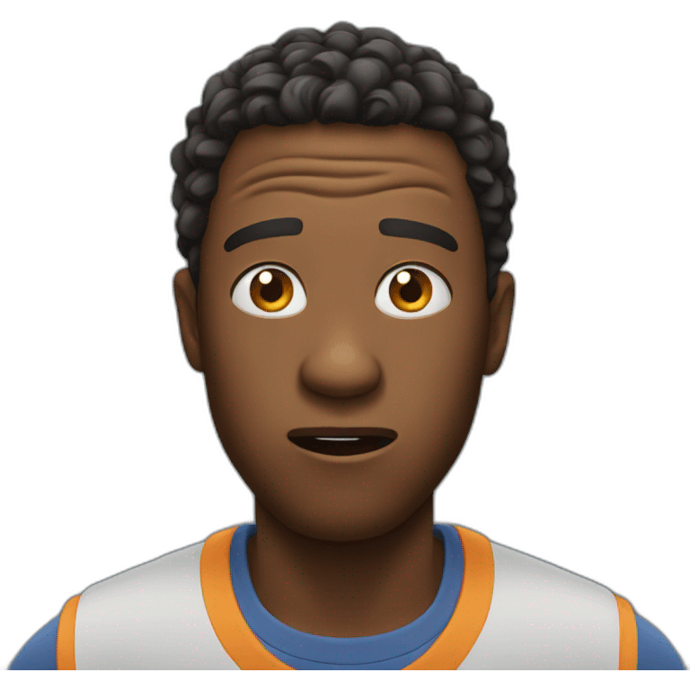 Shocked Black Guy emoji