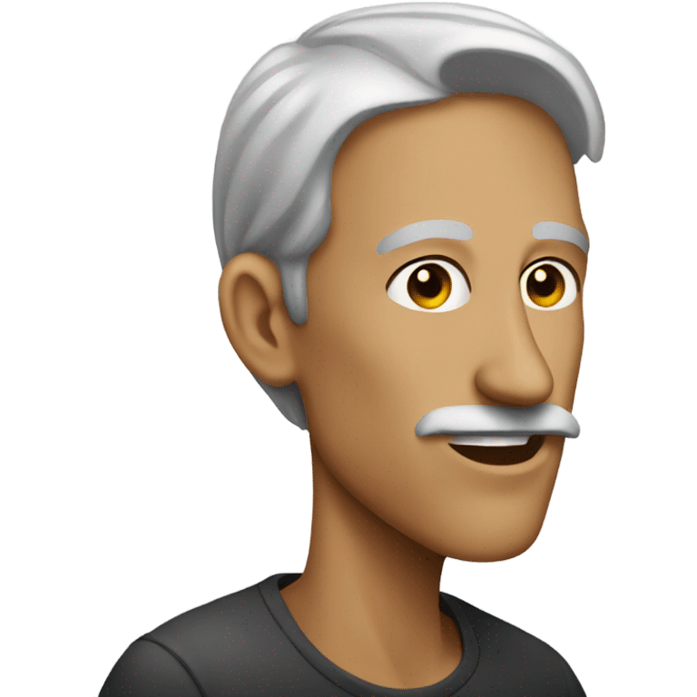 guy with long nose emoji