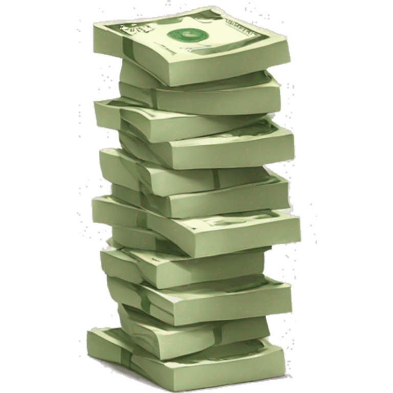 Money stack euro emoji