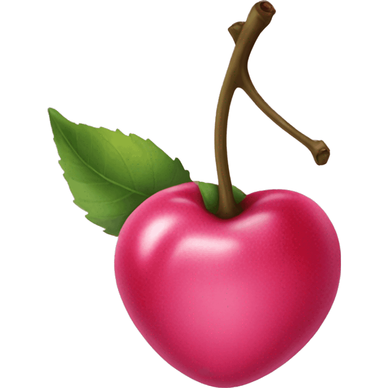 Pink cherrys emoji