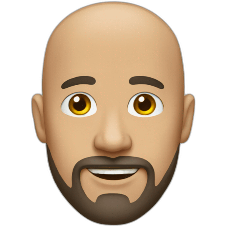 bald goatee emoji