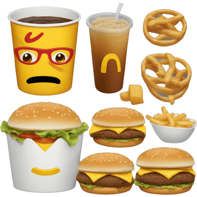 mcdonald’s full meal emoji