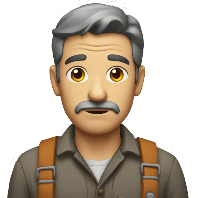 a sad craftsman emoji