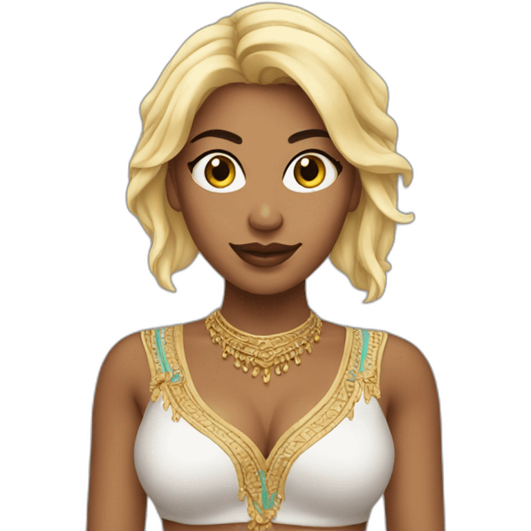 Sexy indian blonde emoji