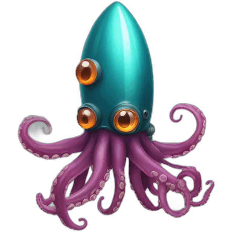 rocket Octopus emoji