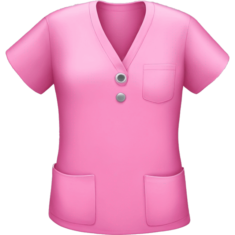 Pink scrub top emoji