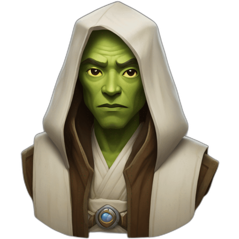 hyperrealist jedi in world of warcraft emoji