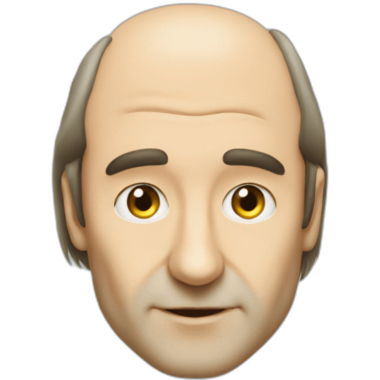 Xavier Niel Free face big nose balding hair emoji