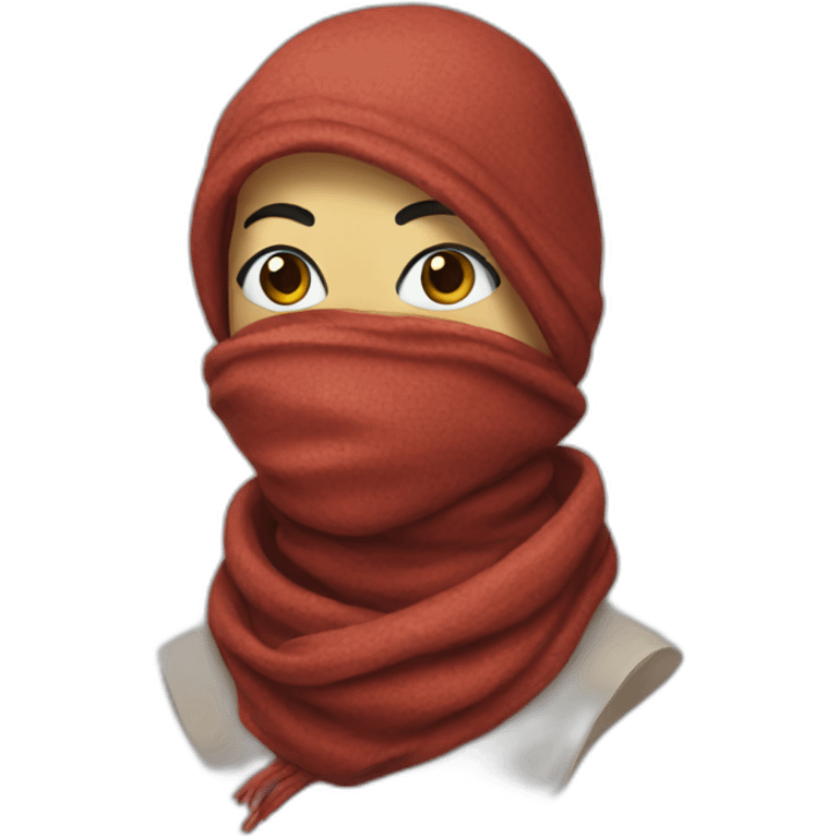 scarf mask emoji