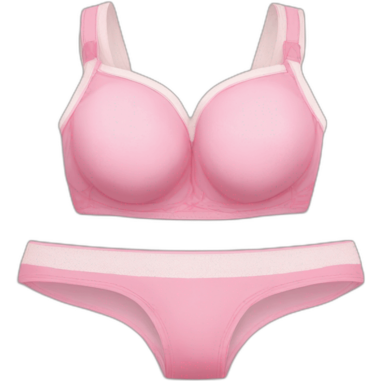 anthro rabbit young flat chest only underwear pink panties heart and pink training bra cute adorable emoji