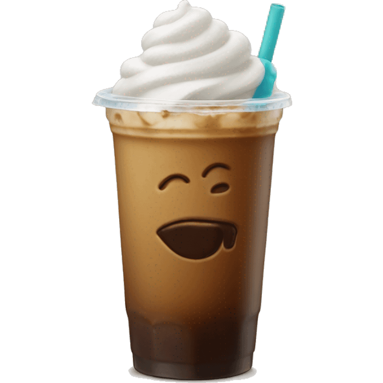 iced coffee from tim hortons  emoji