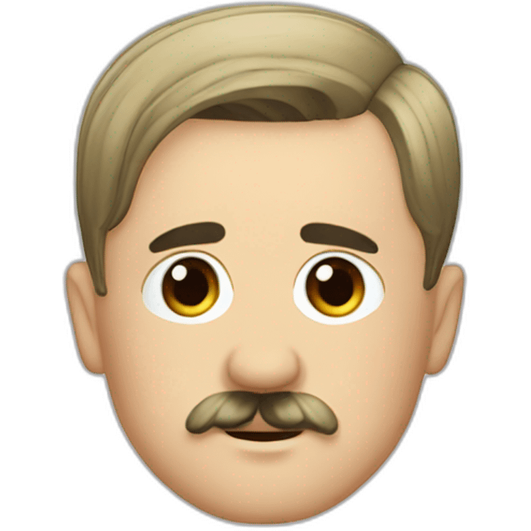 Adolf Hitler's hair cut emoji