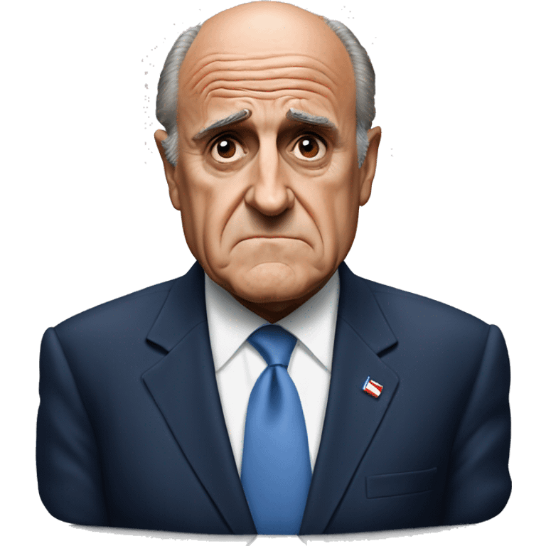 Rudy Giuliani very sad emoji