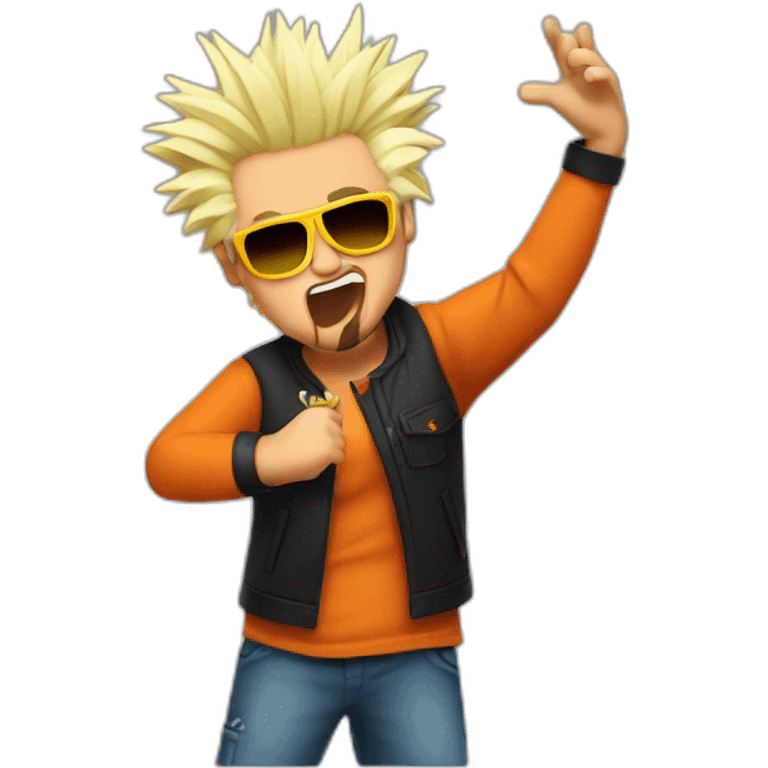 guy fieri dab emoji