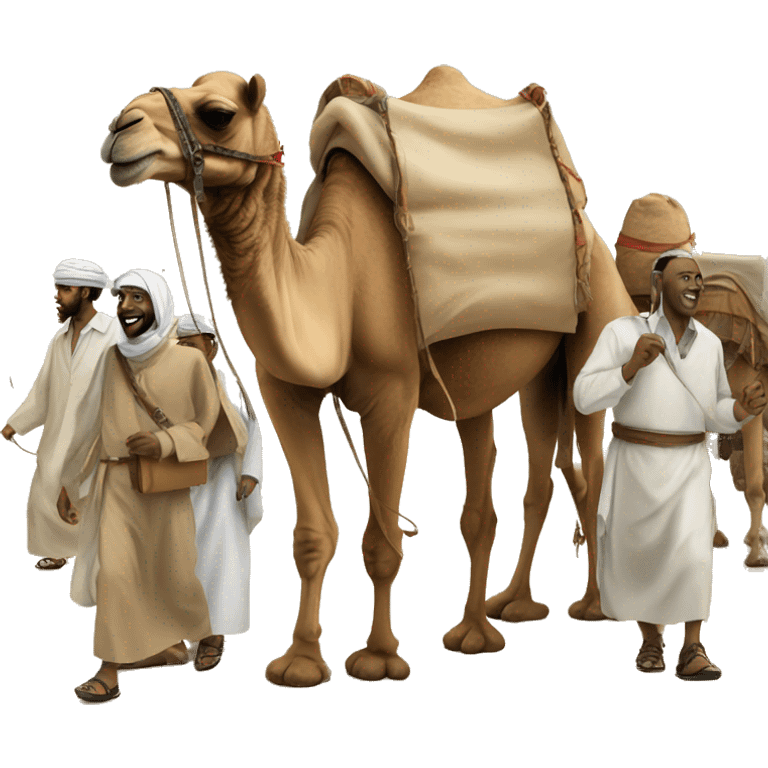 camel caravan of traders emoji