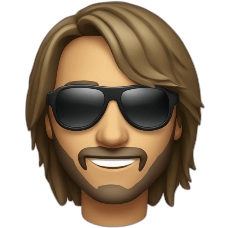 Bob sinclar with viper sunglasses emoji