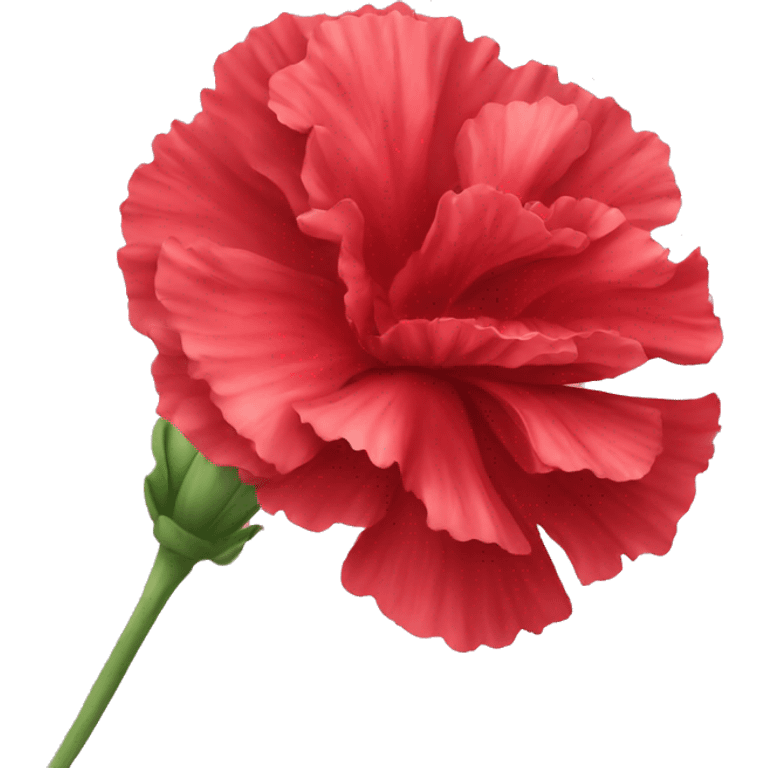 red carnation flower emoji ios emoji