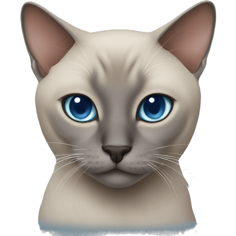 Blue mink tonkinese cat emoji