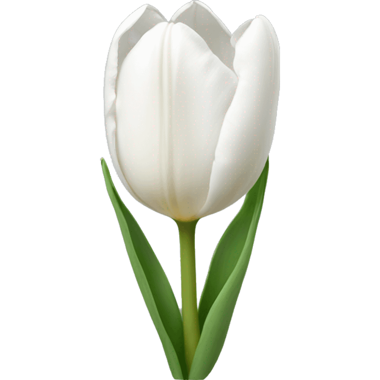 White tulip emoji