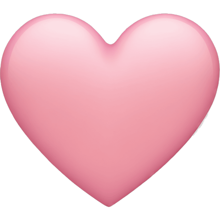 soft pink heart  emoji