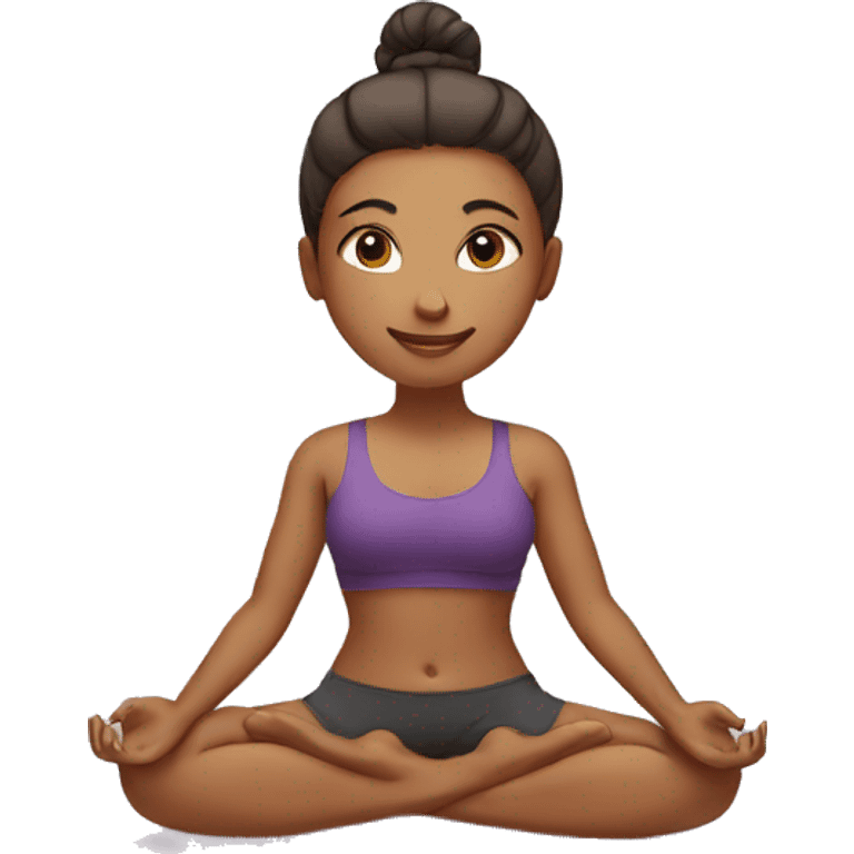 Yoga girl emoji