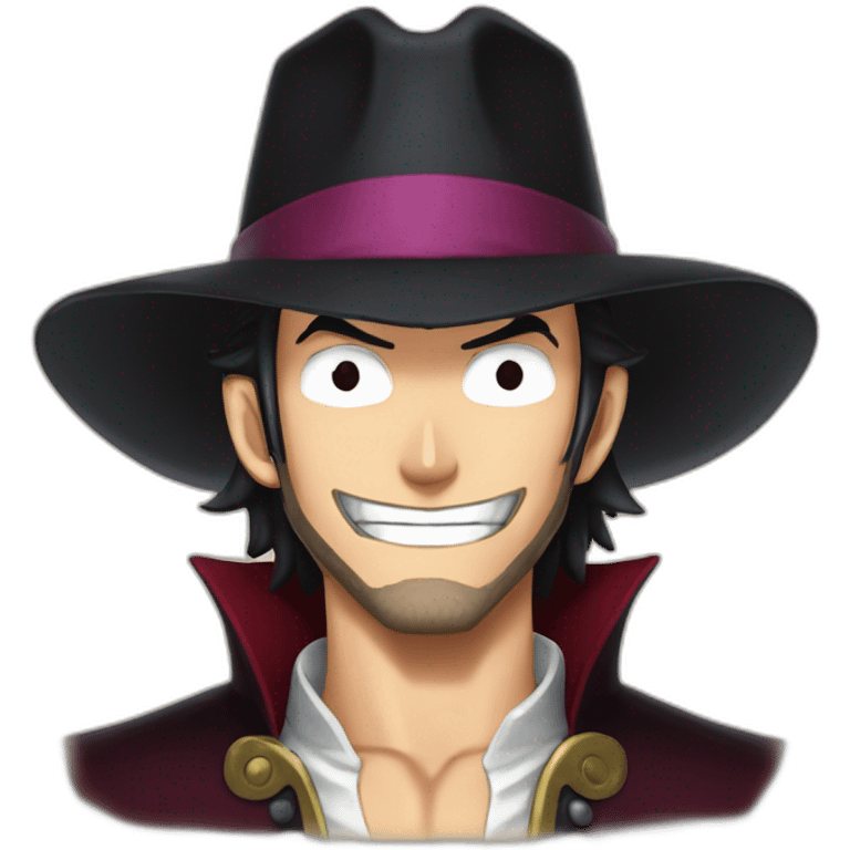 Dracule Mihawk one piece emoji