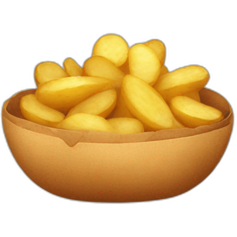 Fried potatoes emoji