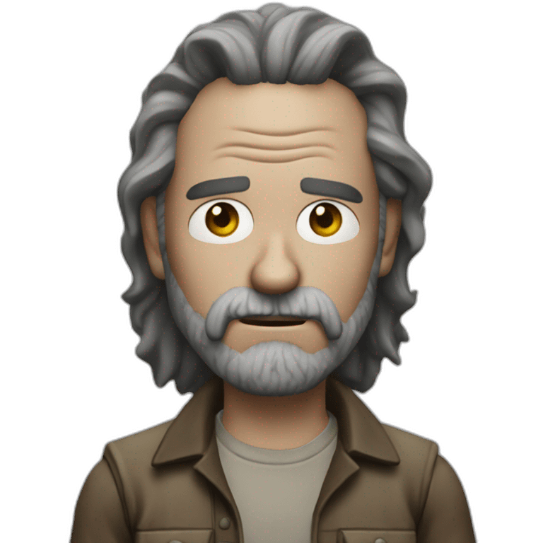 Rick from the walking dead emoji