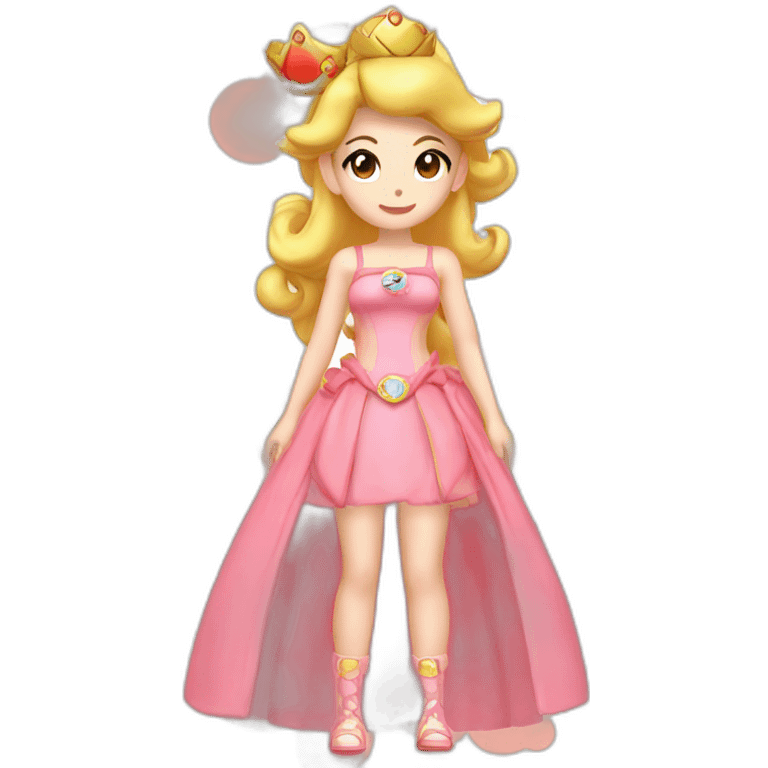 summer outfit princess peach emoji