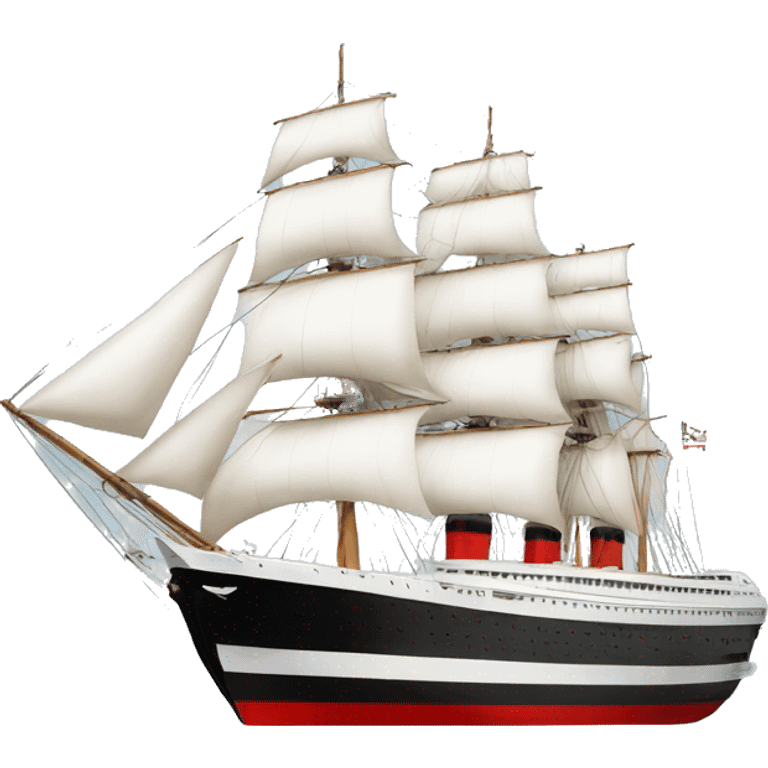 Olympic ship white star line emoji