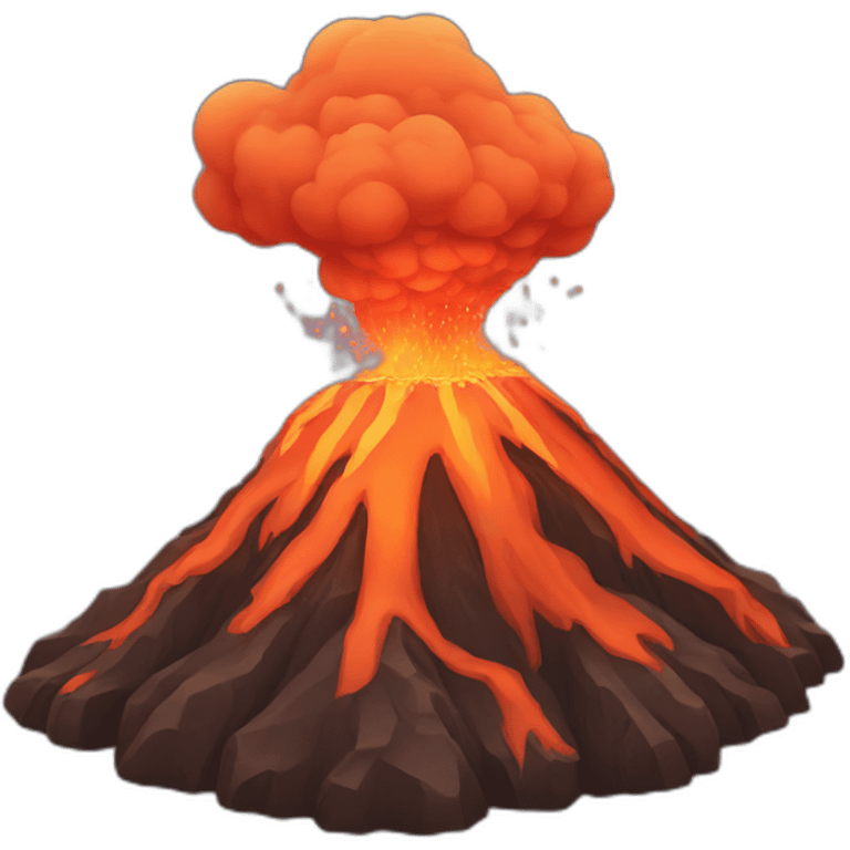 volcano emoji