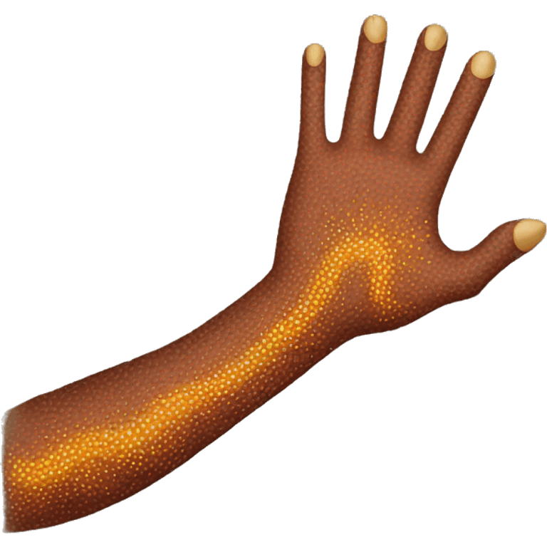 Australian aboriginal pain left arm emoji