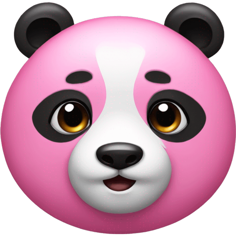 Pink panda emoji