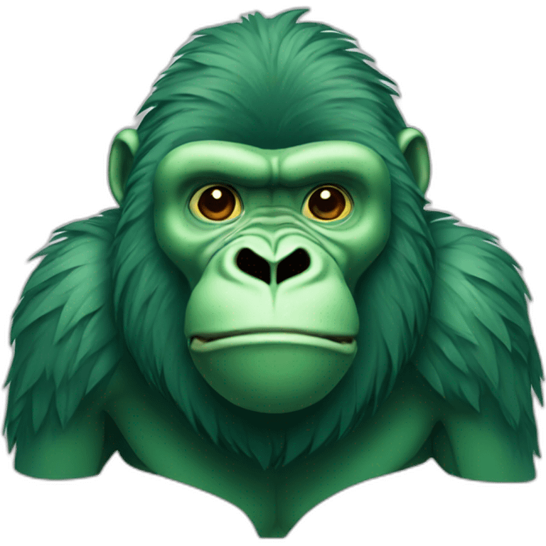 green gorilla emoji