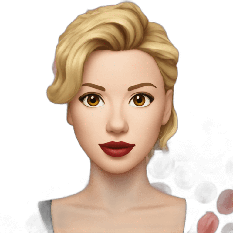 Scarlett Johansson emoji