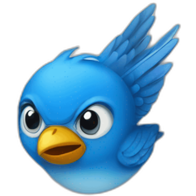 blue-bird-on-keyboard emoji