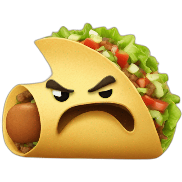 Angry Taco emoji